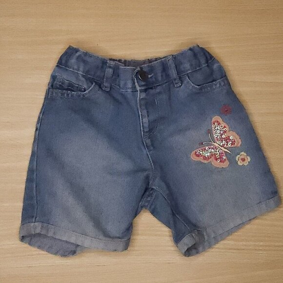 The Children's Place Toddler Girls Adjustable Waist Embroidered Butterfl… - Picture 1 of 6